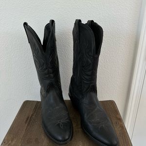 Vintage Cowboy boots black